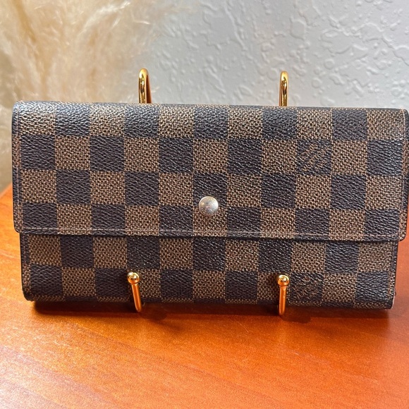 Louis Vuitton damier ebene long wallet TH2089 - Picture 1 of 10